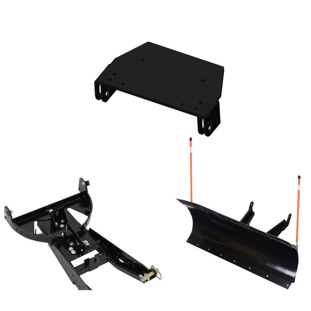 Denali Black UTV Snow Plow Kit For Can-Am Commander 1000 4X4 2021-2022