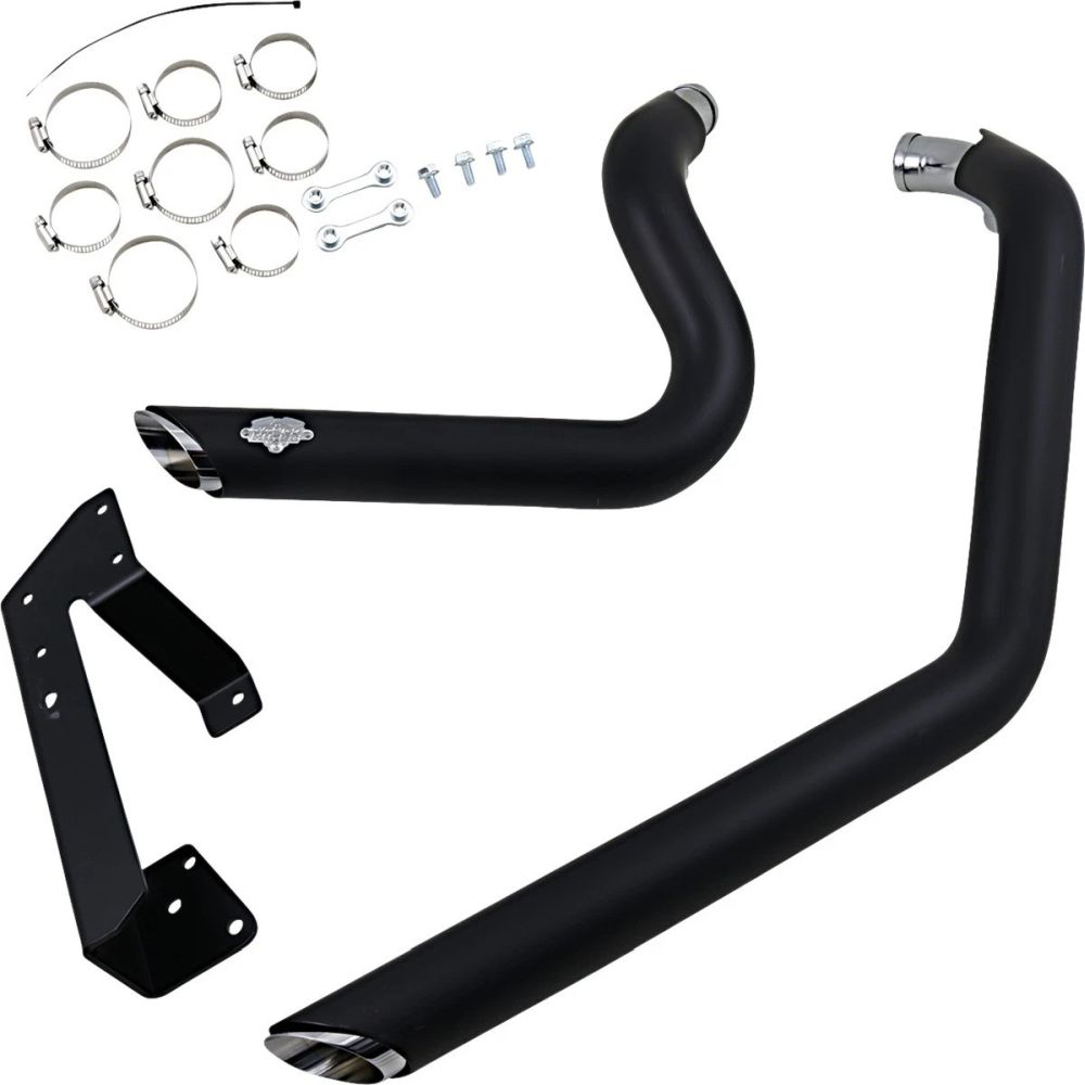 Vance & Hines Shortshots Staggered 2-2 Full Exhaust System Black 47219