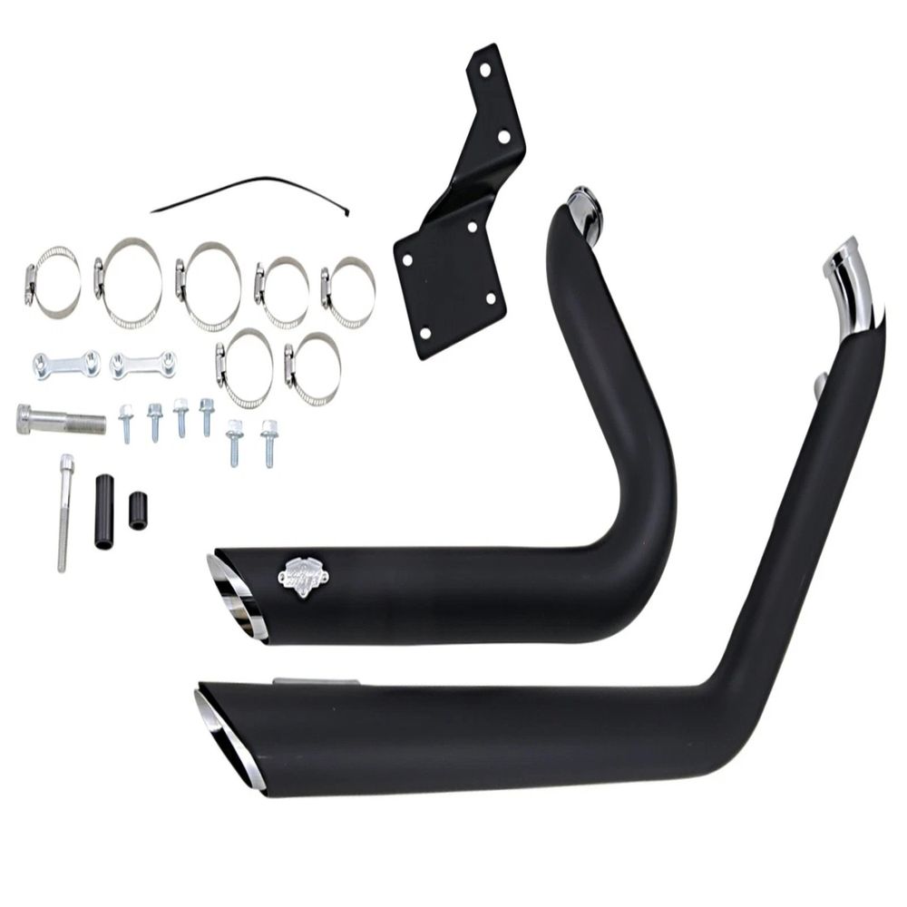 Vance & Hines Shortshots Staggered 2-2 Full Exhaust System Black 47221