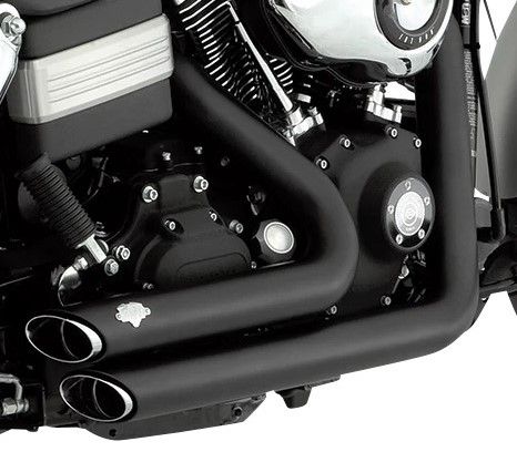 Vance & Hines Shortshots Staggered 2-2 Full Exhaust System Black 47317