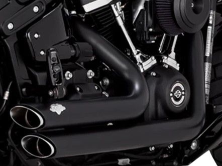 Vance & Hines Shortshots Staggered 2-2 Full Exhaust System Matte Black 47333-22