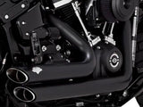 Vance & Hines Shortshots Staggered 2-2 Full Exhaust System Matte Black 47333-22