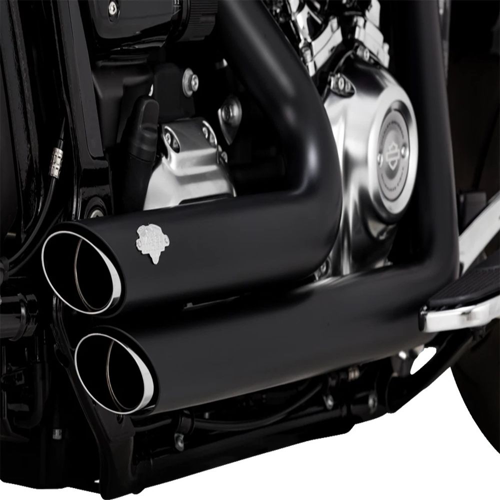 Vance & Hines Shortshots Staggered 2-2 Full Exhaust System Black 47335