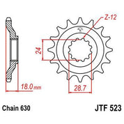 Front & Rear Sprocket Kit for KAWASAKI GPZ1100 A1-A3-ZX-Unitrack 83-85