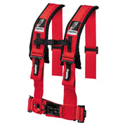DragonFire Racing Harness Restraint - Red - H Style - 4-Point - 3" Buckle - 14-0042
