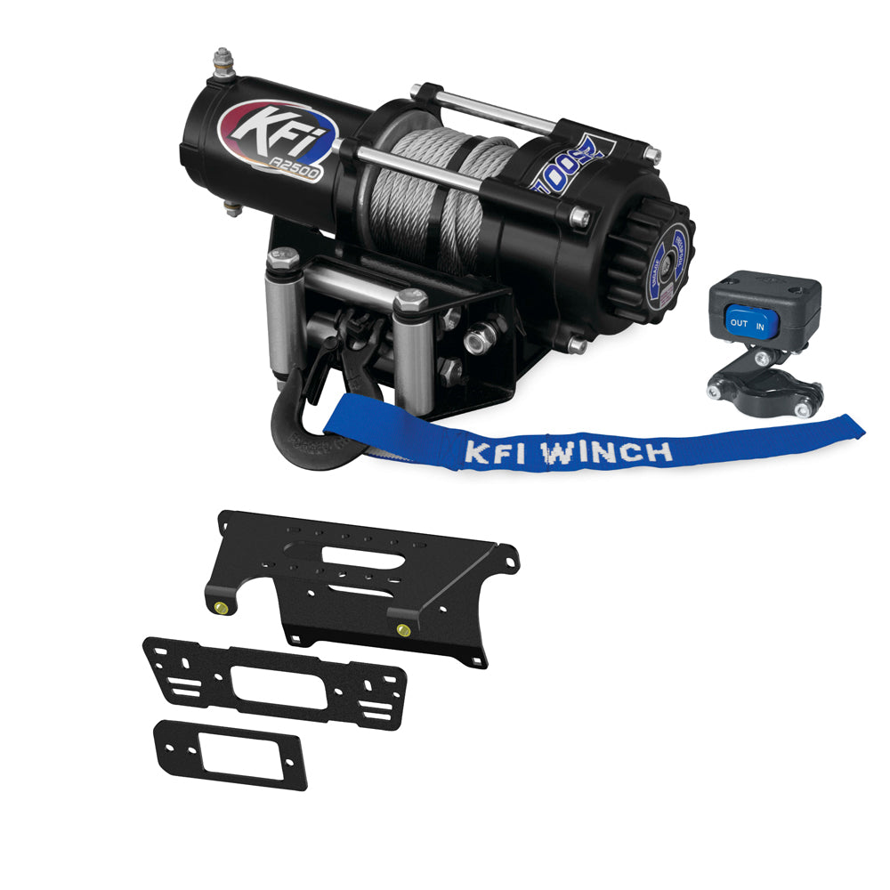 KFI 2500 lb Winch And Optional Mount