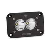 Baja Designs Auxiliary LED Light Pod Each Black Flush Mount S2 Pro Series Spot Pattern Clear Lens Universal 481001
