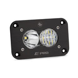 Baja Designs Auxiliary LED Light Pod Each Black Flush Mount S2 Pro Series Driving/Combo Pattern Clear Lens Universal 481003