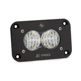 Baja Designs Auxiliary LED Light Pod Each Black Flush Mount S2 Pro Series Wide Cornering Pattern Clear Lens Universal 481005