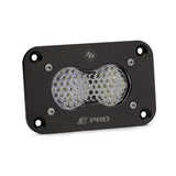 Baja Designs Auxiliary LED Light Pod Each Black Flush Mount S2 Pro Series Work/Scene Pattern Clear Lens Universal 481006