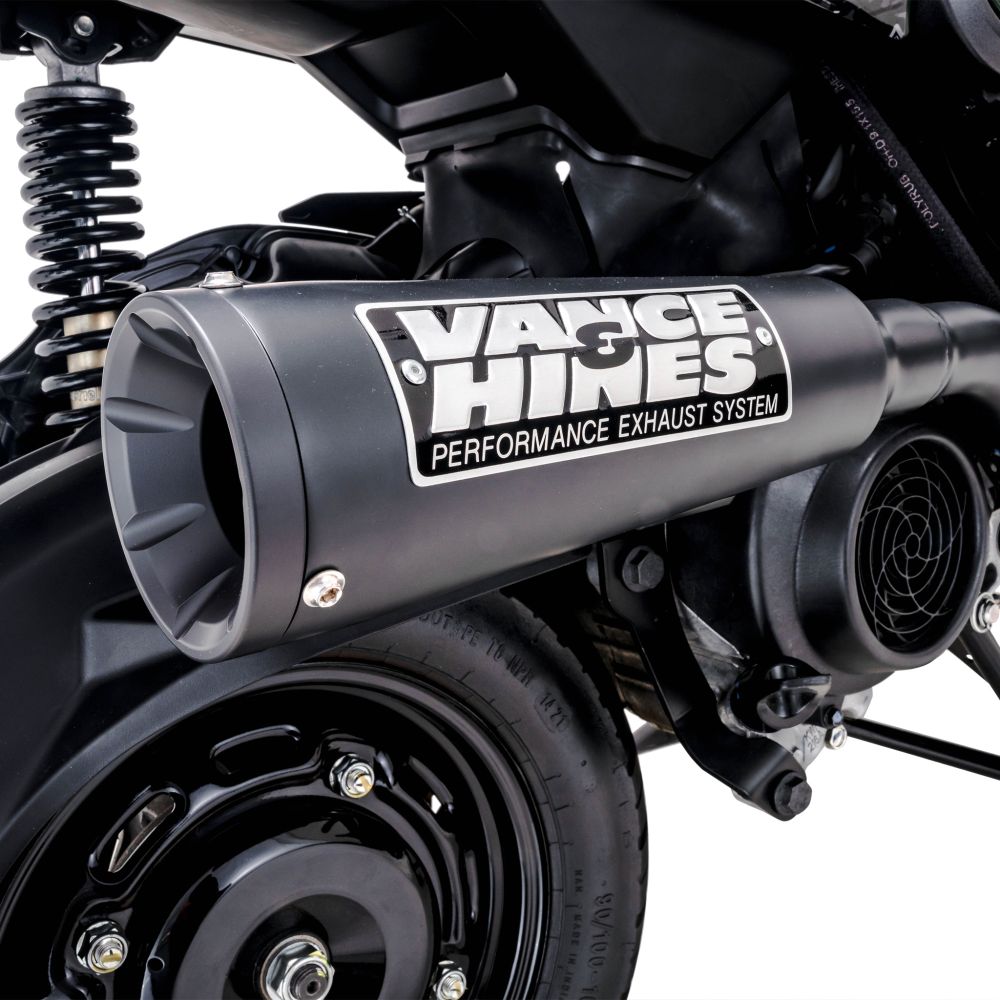 Vance & Hines Upsweep 1-1 Full Exhaust System Black For 2022-2024 Honda NAVi Mini Moto