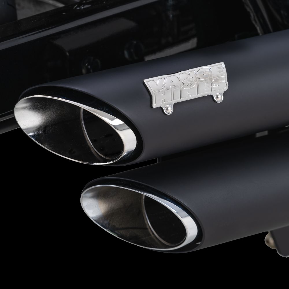 Vance & Hines Shortshots Staggered 2-2 Full Exhaust System Black 48319