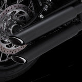 Vance & Hines Twin Slash 3in 2-2 Slip-On Exhaust Black 48323