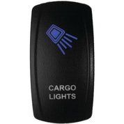 DragonFire Racing Laser-Etched Dual LED Switch - Cargo Light - Blue - 04-0095