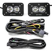 Baja Designs Reverse Light Kit Flush Mount S2 Series Work/Scene Pattern Clear Lens Universal 487808