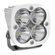 Baja Designs Auxiliary LED Light Pod Each White Frame Squadron Pro Series Spot Pattern Clear Lens Universal 490001WT