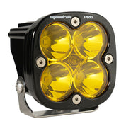 Baja Designs Auxiliary LED Light Pod Each Black Case Squadron Pro Series Spot Pattern Baja Amber Lens Universal 490011