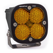 Baja Designs Auxiliary LED Light Pod Each Black Case Squadron Pro Series Work/Scene Pattern Baja Amber Lens Universal 490016
