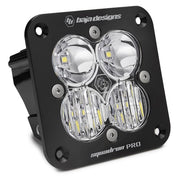Baja Designs Auxiliary LED Light Pod Each Black Angle Flush Mount Squadron Pro Series Driving/Combo Pattern Clear Lens Universal 491003