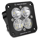 Baja Designs Auxiliary LED Light Pod Each Black Angle Flush Mount Squadron Pro Series Driving/Combo Pattern Clear Lens Universal 491003