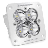 Baja Designs Auxiliary LED Light Pod Each White Flush Mount Squadron Pro Series Work/Scene Pattern Clear Lens Universal 491006WT