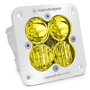 Baja Designs Auxiliary LED Light Pod Each White Flush Mount Squadron Pro Series Driving/Combo Pattern Baja Amber Lens Universal 491013WT