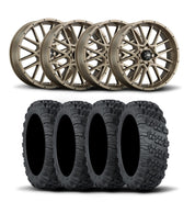 ITP Hurricane 18" Bronze Wheels And Versa Cross XTR Tires [35x10-18]