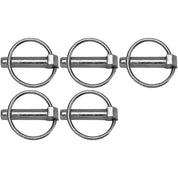 Set of 5 Lynch Pin 1/4 Inch