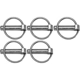 Set of 5 Lynch Pin 1/4 Inch