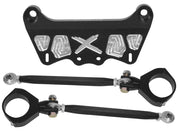 Modquad Front Upper Shock Mount and Brace Kit Black