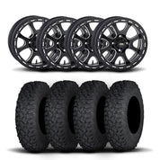 ITP Tsunami 15" Matte Black Wheels And Coyote Tires [35x10R-15]