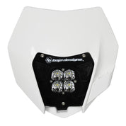 Baja Designs Headlight Kit A/C Converter White Shell Squadron Pro Series Driving/Combo Pattern Clear Lens 497091AC