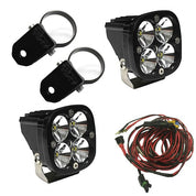 Baja Designs A-Pillar Light Mount Kit Pair 2inch Mount Squadron Pro Series Driving/Combo Pattern Clear Lens Universal 497102