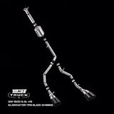 Vance & Hines HoleShot Eliminator Cat-Back Dual-Tip Exhaust Black 49853
