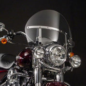 National Cycle Clear SwitchBlade Chopped Quick Release Windshield With Mount Kit, Covered Forks