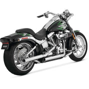 Vance And Hines Straightshots HS Slip On Exhaust Chrome With Fuelpak FP4