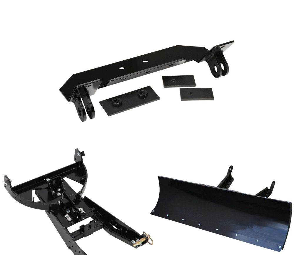 Denali Black UTV Snow Plow Kit For Polaris Ranger ETX 2015-2017