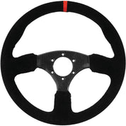 DragonFire Racing Steering Wheel - Shallow Carbon - Carbon Fiber - 04-0818