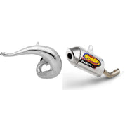 Gnarly Exhaust Pipe & Powercore 2 Shorty Silencer for HONDA CR250R 2000-2001