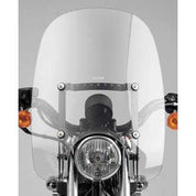 National Cycle Clear Spartan Quick Release Windshield With Mount Kit, Covered Forks