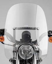 National Cycle Clear Spartan Quick Release Windshield With Mount Kit, Covered Forks