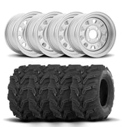 ITP Delta Steel 12" Wheels And Mud Lite XTR Tires [26x11-12]