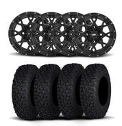 ITP Hurricane 15" Matte Black Wheels And Coyote Tires [32x10R-15]