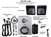 Dakota Digital 1969 Chevrolet Camaro HDX Analog Gauge kit HDX-69C-CAM