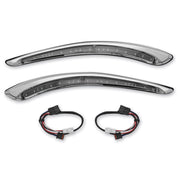 Kuryakyn Chrome Sequential Run-Turn LED Bat Lashes Turn Signal Lights Harley