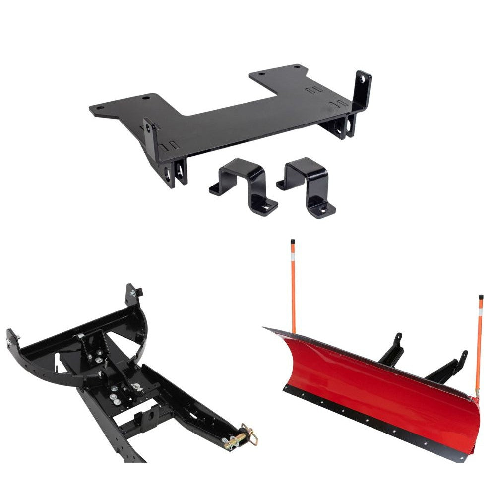 Denali Black UTV Snow Plow Kit For Honda Pioneer 700-4 SXS700M4 2014-2021