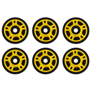 Front & Mid Rail Yellow Idler Wheels Kit for ARCTIC CAT ZL 600, 800 2002-2003