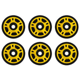 Front & Mid Rail Yellow Idler Wheels Kit for ARCTIC CAT ZL 600, 800 2002-2003