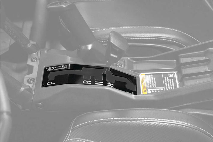 DragonFire Racing Shifter Plate For Maverick X3 - Black - 04-0086
