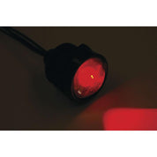 Letric Lighting Royal Flush Mount G2 LED 2-Wire, 1", Black/Red
